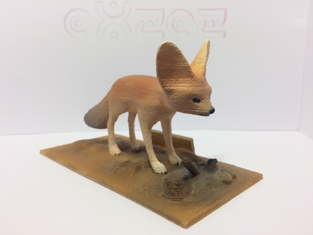 Fennec Fox (Incl. standing Base)