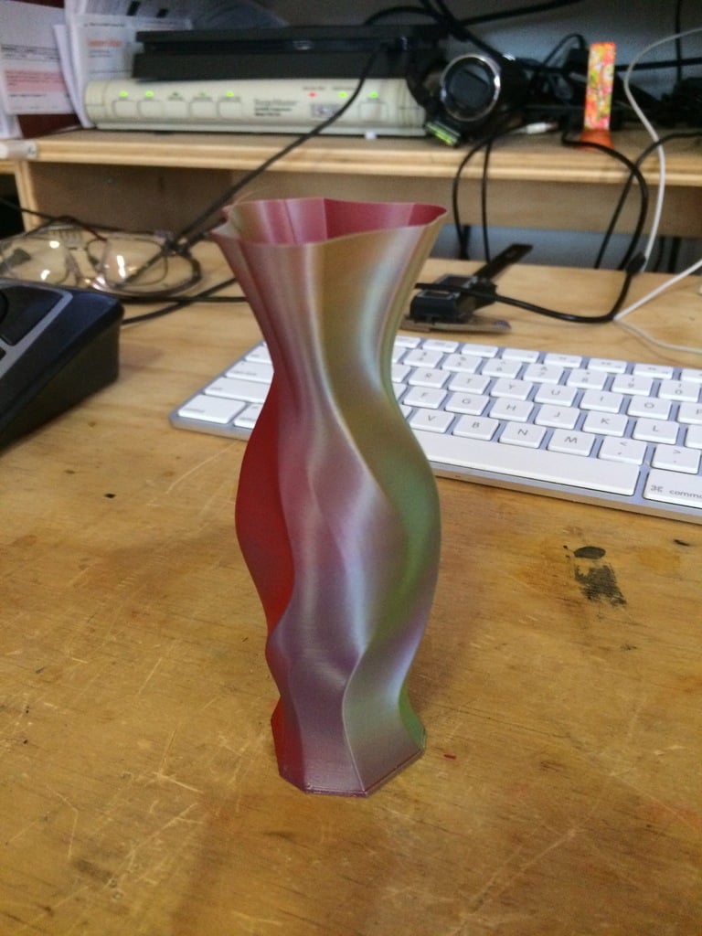 Odd Base Twisted Vase