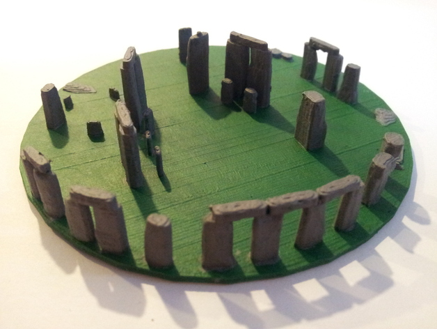 18" Stonehenge - Now on a display base, but still in danger of being crushed by a dwarf