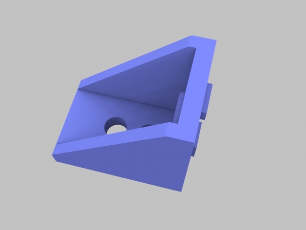 Extrusion Bracket (Gusset) 26018 from Inventables