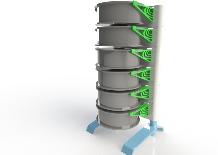Spool Rack - Modular, Vertically Stacked