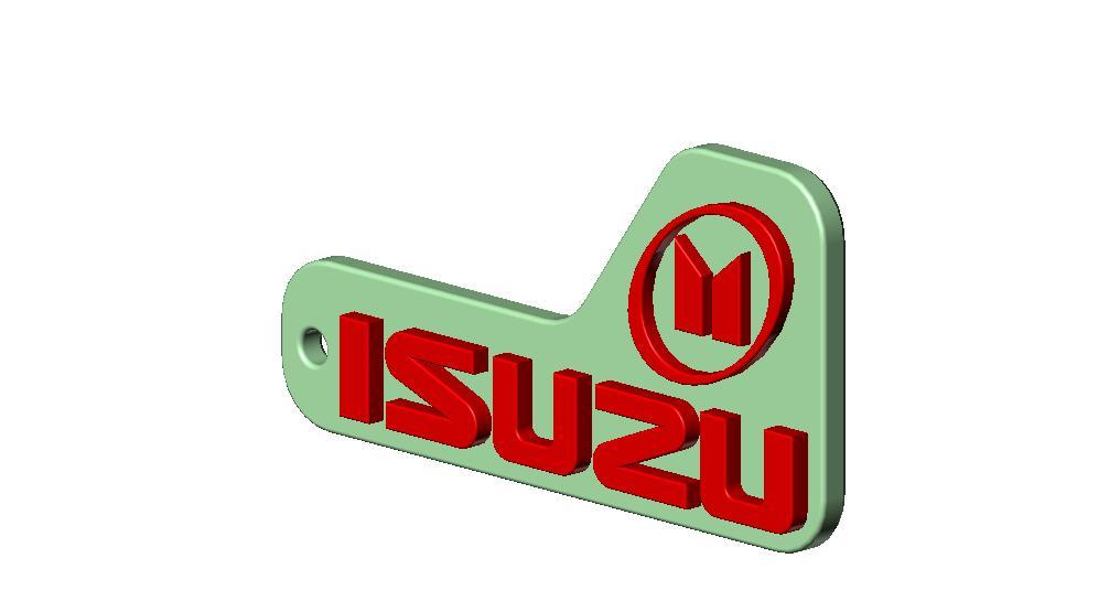 Isuzu 2 logo/ keyring