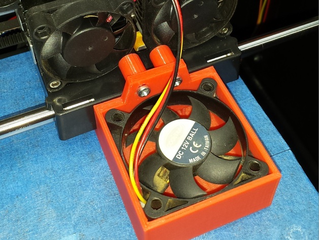 50 mm Heavy Duty Layer Fan duct - FLASHFORGE Creator X (MakerBot Replicator Dual, CTC and more)