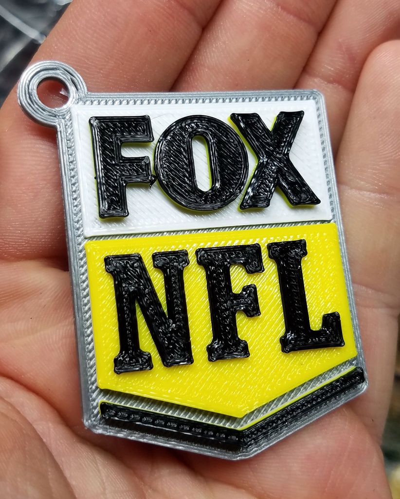 NFL on FOX Keychain