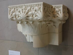 Adler and Sullivan, Column Capital and Portion of a Frieze