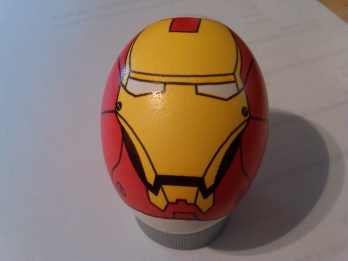 Eggbot - Iron Man Mk 3