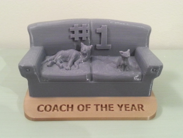 Coach (Couch) of the Year Trophy