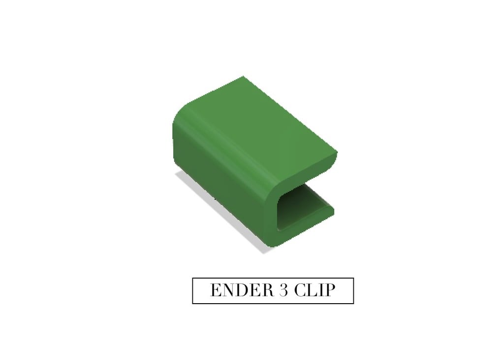 Ender 3 Bed  glass clip PETG 