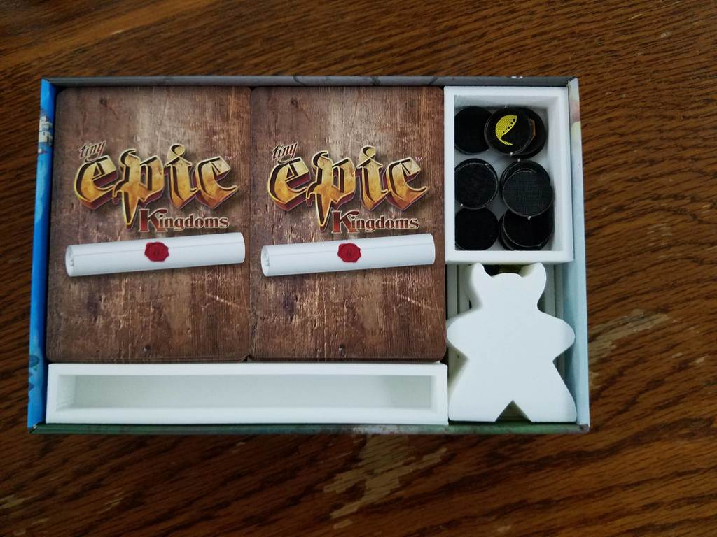 Tiny Epic Kingdoms & Expansion Game Box Organizer Short