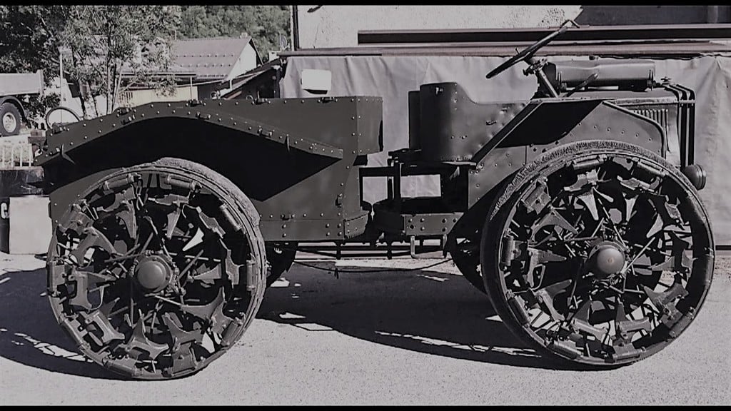 Trattore Pavesi P4 -100 ruote artigliate - tank