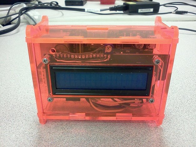Adafruit Pi Box - With LCD & RS232 DB9