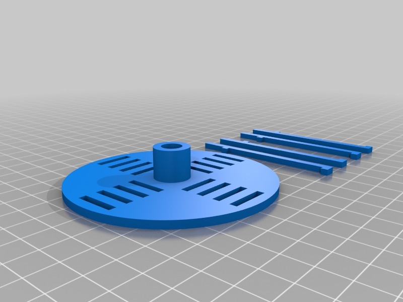 Adapter to mount a Monoprice 0.5kg filament spool on M5 axle