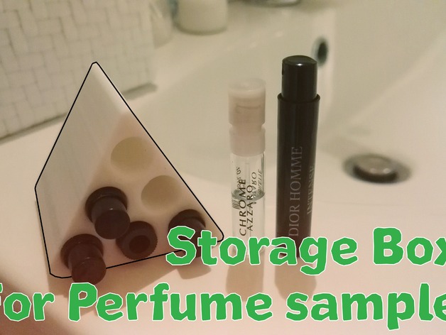 Storage box for perfume sample (6 slots)