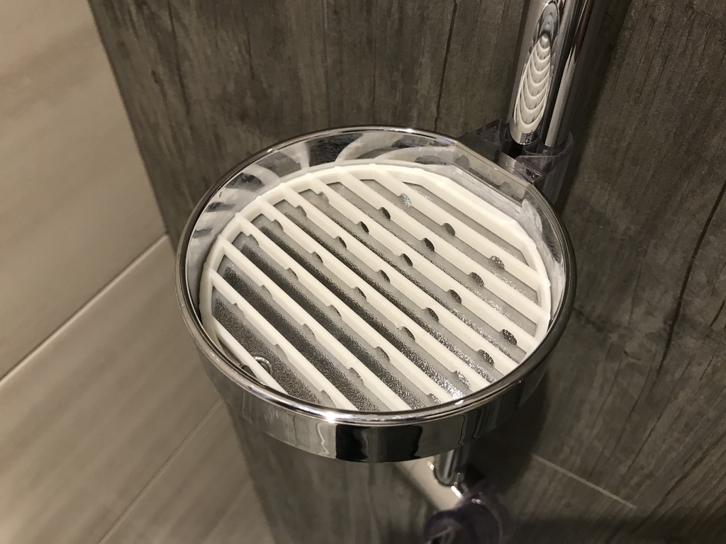 Soap drainer (dish insert) for shower