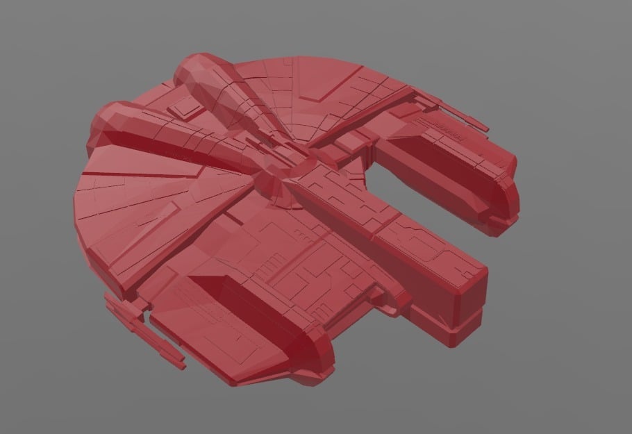 Dynamic Class Light Freighter (Ebon Hawk), X-Wing Miniatures Scale