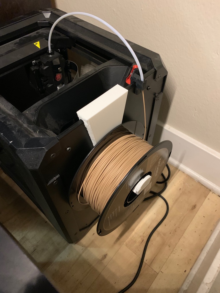 Makerbot Mini+ Spool Hook and Plug