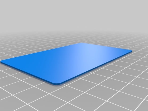 Card Shape (credit card sized) ISO 7810 ID-1