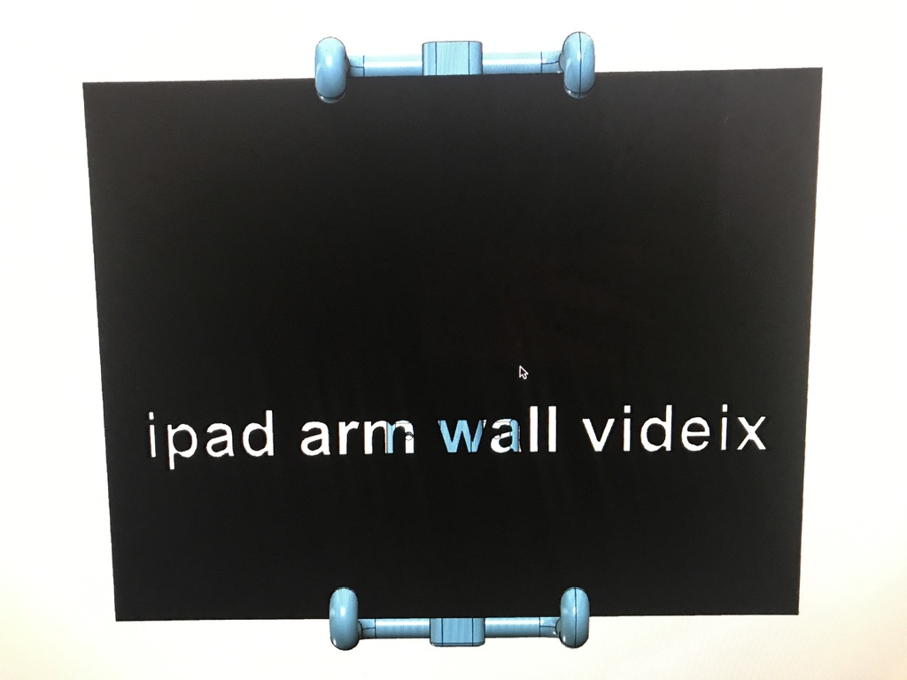 IPAD wall stand moving 