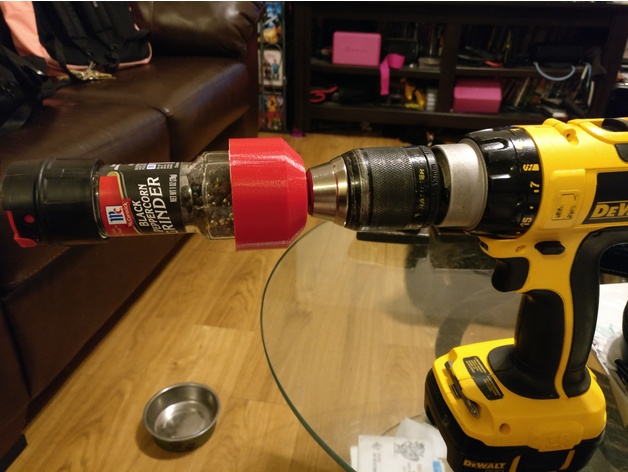 McCormick salt or pepper grinder adapter (for drill, etc)