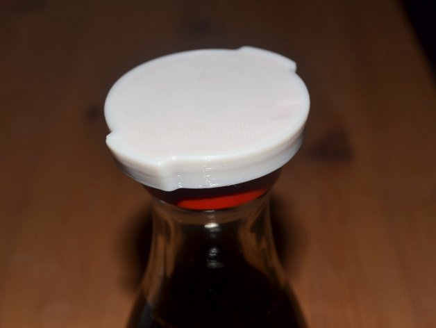 Kikkoman soy sauce bottle cap (flexible)