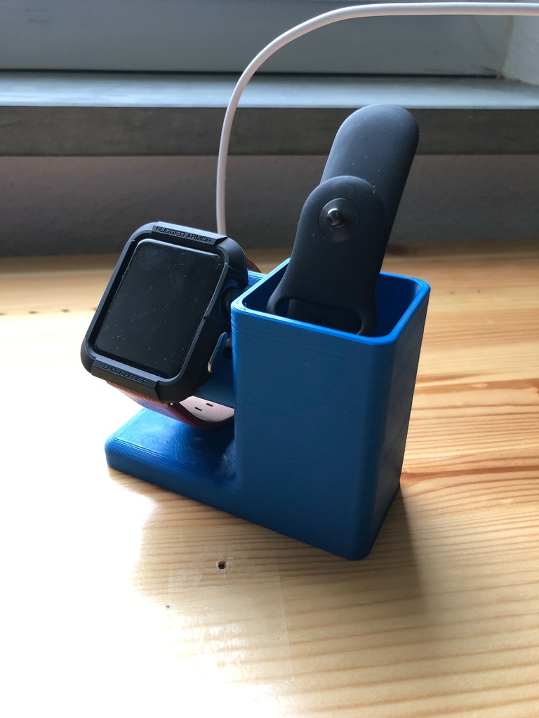 Apple Watch dock & strap container