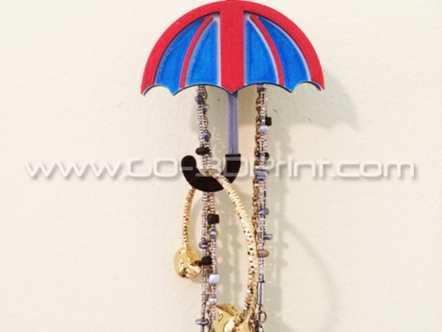Coat / Jewelry Hanger Organizer Weather Wall Hook – Umbrella