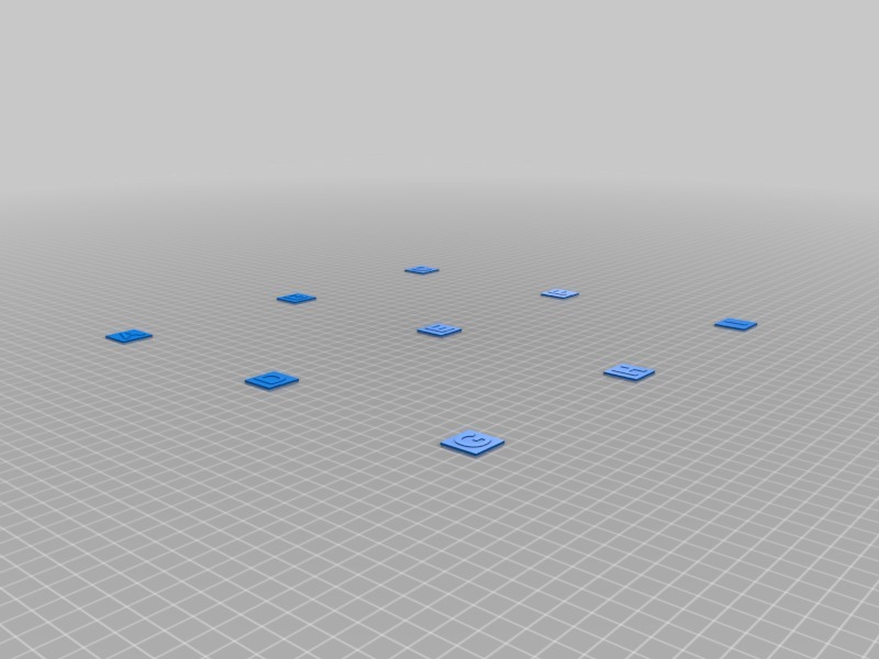 Bed Leveling Test (OpenSCAD)