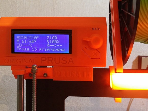LCD holder on frame