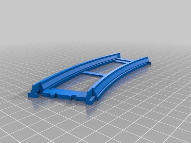 Lego City train track compatible Curved