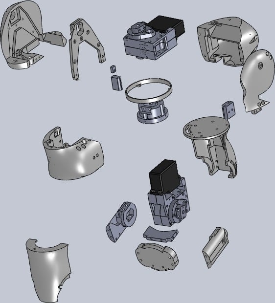 Hector v4 robot upper arm