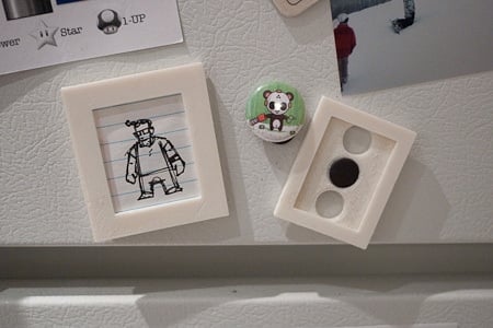 Customizable Fridge Magnet Picture Frame