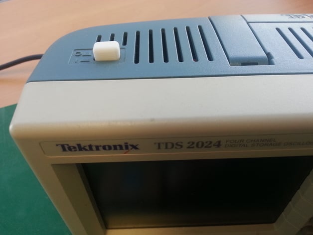 Power button cap for Tektronix TDS2024 oscilloscope
