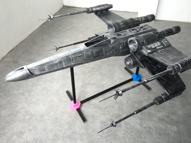 THE X-WING FIGHTER FROM STAR WAR