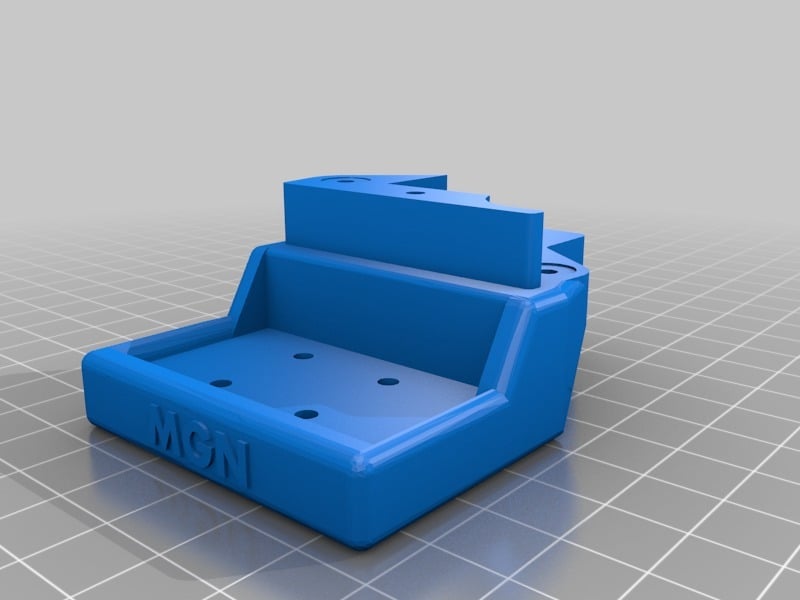 BLV mgn Cube - 3d printer - X mounts left right for mgn9 rails