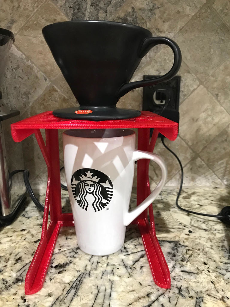 Pour Over Coffee Stand - Prints without support