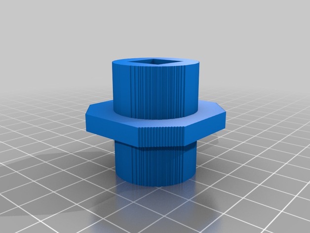 (3D Slash) 2 sided roller with nut inset