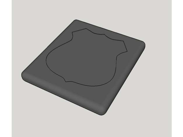 Base for police badge (Zootopia)
