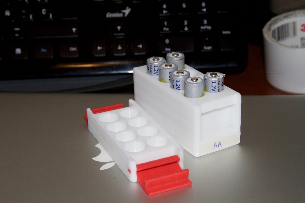8 AA Battery Case Box v2