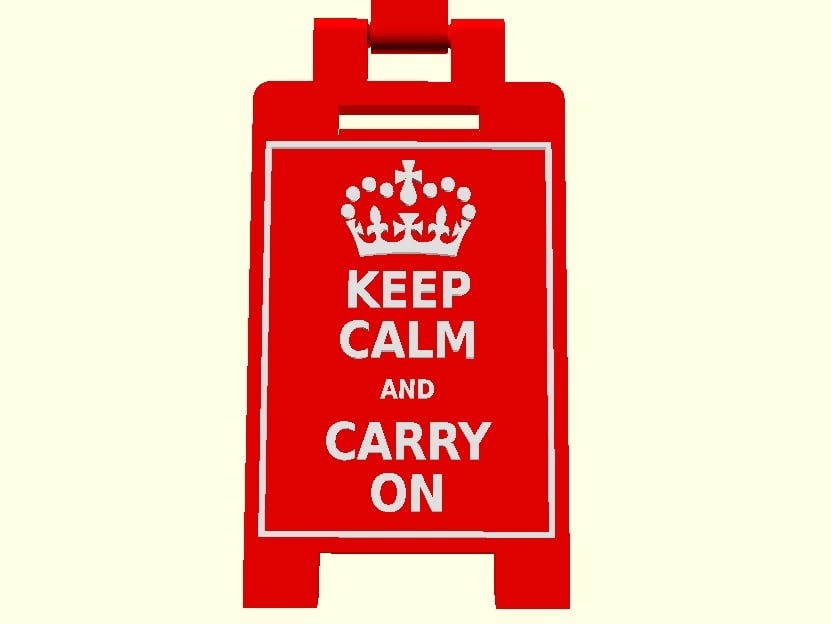 Mini Floor Stands - Keep calm and ...