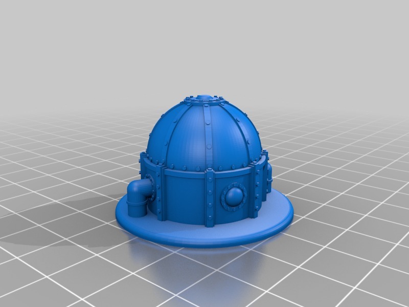 Industrial Dome Objective Marker for Epic 40K (6mm scale)