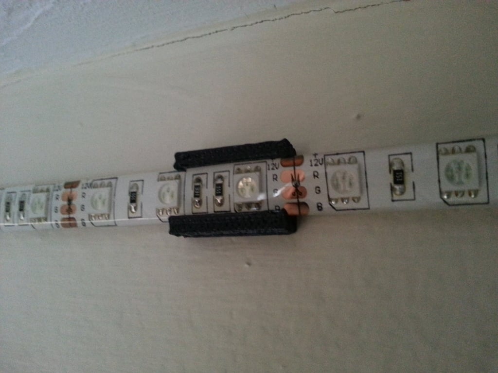 LED light strip holder