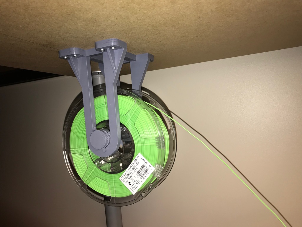 Overhead spool holder