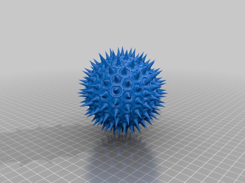 Ball with spikes Stacheln