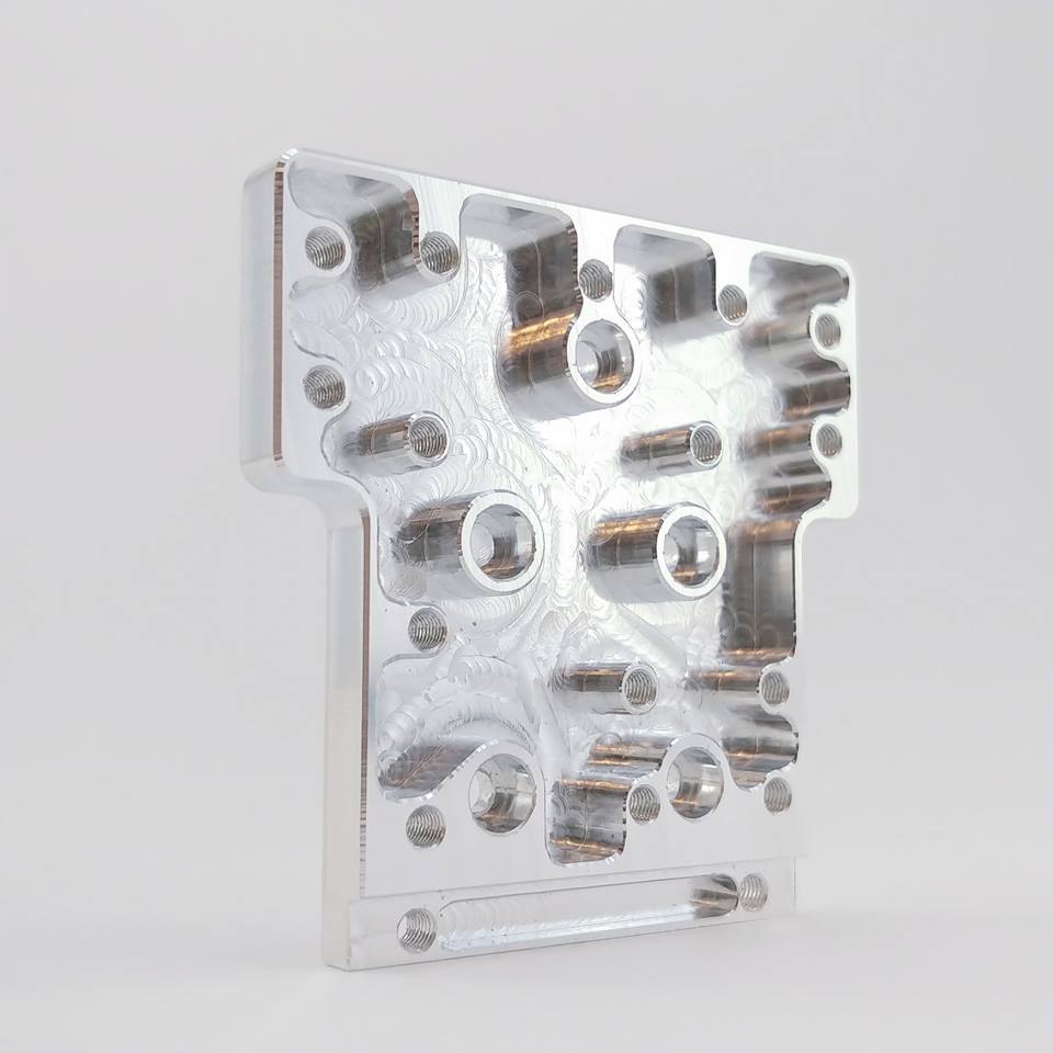 RailCore II Aluminum Idler Plate Printed Components