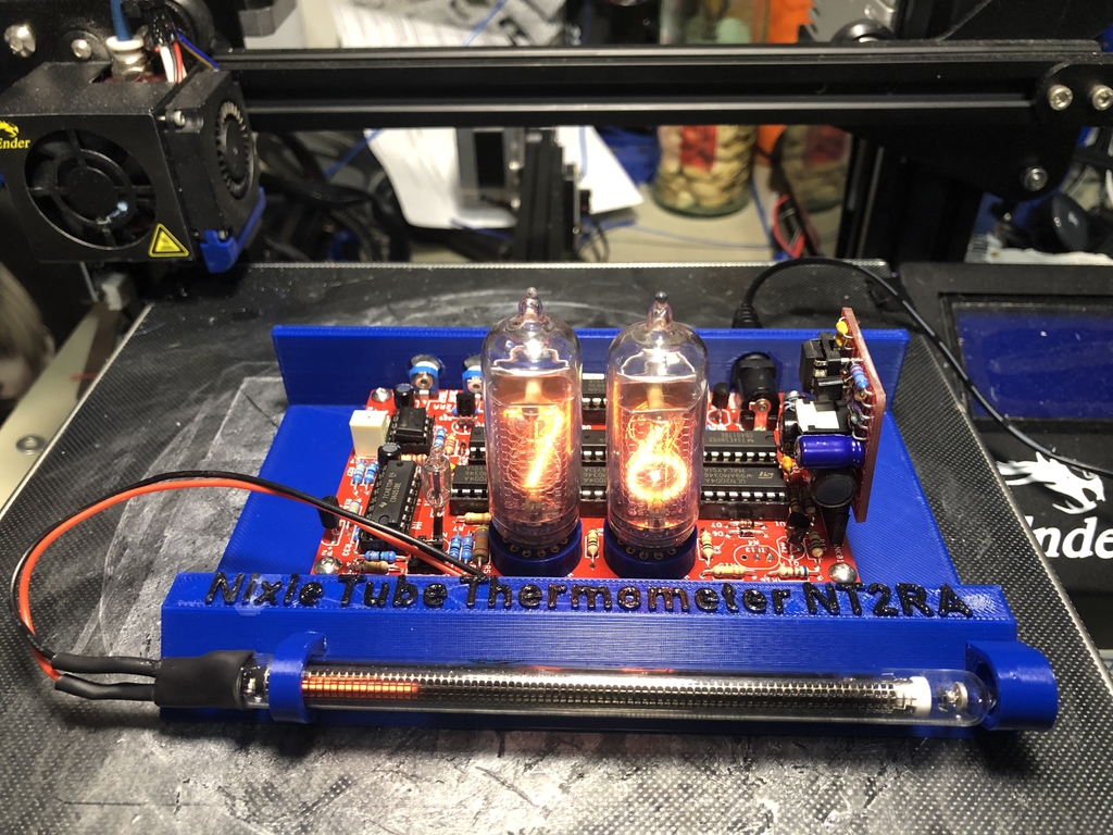 Nixie Tube Thermometer stand NT2RA