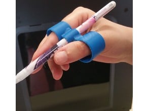 OT student project : pen holder helper / support de stylo guide doigts 