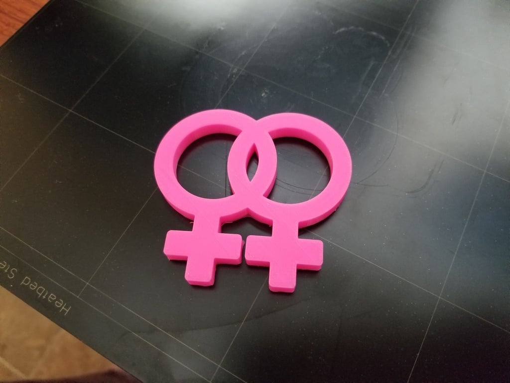 Lesbian pride symbol