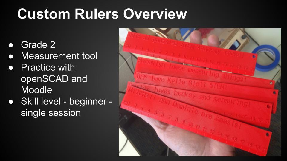 Custom Ruler 1cm markings