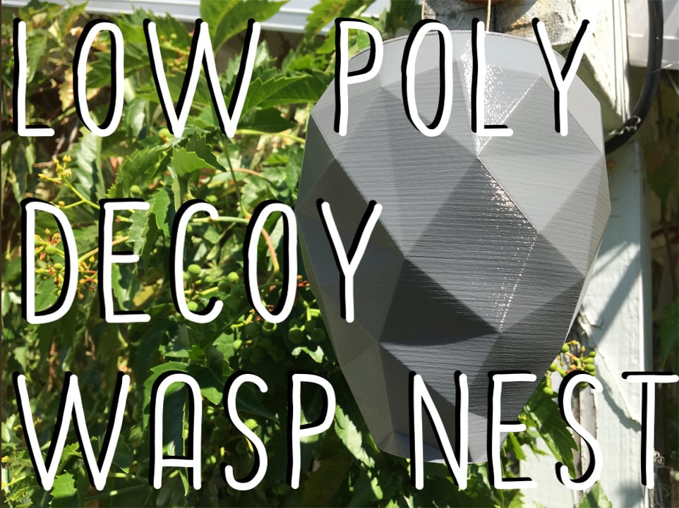 Low Poly Decoy Wasp Nest