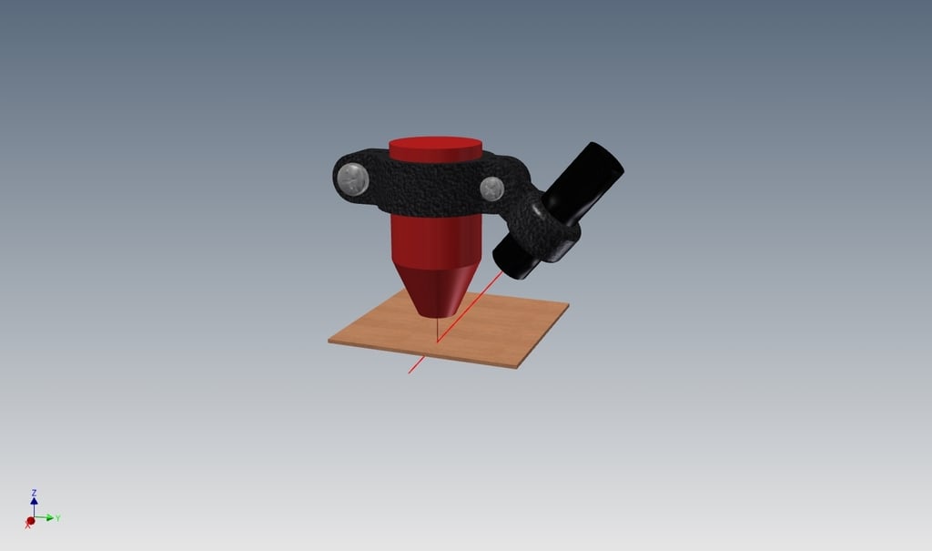 Red Dot Laser Pointer for 40Watt laser cutter.